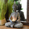 INtrenDU INtrenDU – Chinesische Buddha-Figur 31 cm mit Kronleuchter Zen Feng Shui für Innendekoration