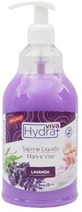 SAPONE LIQUIDO HYDRA VIVA IN FORMATO DA 750 ML CON DISPENSER (Lavanda)