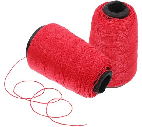 NULYLU 2rollos Hilo De Nailon Para Herramientas De Mampostería Hilo De Nailon Trenzado Para Albañilería