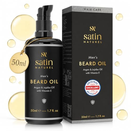 Satin Naturel Aceite para Barba Bio Prensado en Frío 50 ml