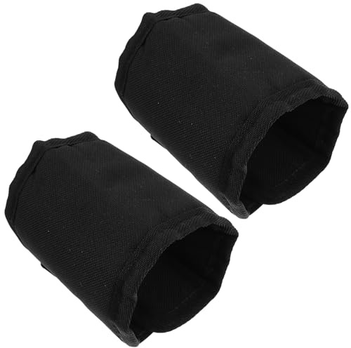 JOINPAYA Protectores para Patas de Caballo 2 Unidades, Funda para Botas de Mosca Negra, Vendajes Transpirables y Ajustables, Protección contra Impactos para Cuidado Equino, Suministros