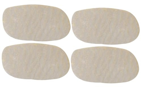 HOLIDYOYO 4pcs Violin String Parchment Pads Leather Bridge Protection Accessories Easy to Install Musical Equipment for Violin Enthusiasts and Players