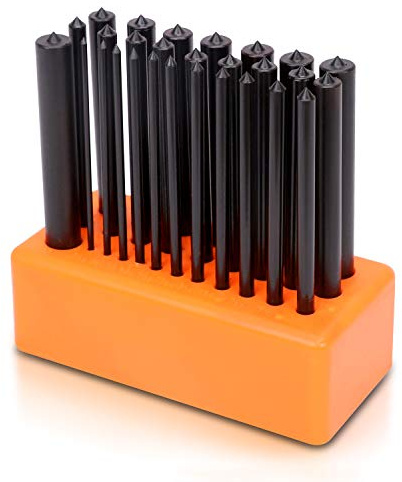 HORUSDY 28-Piece Transfer Punch Set, 3/32 - 1/2, Heat Treated Alloy Steel Forging