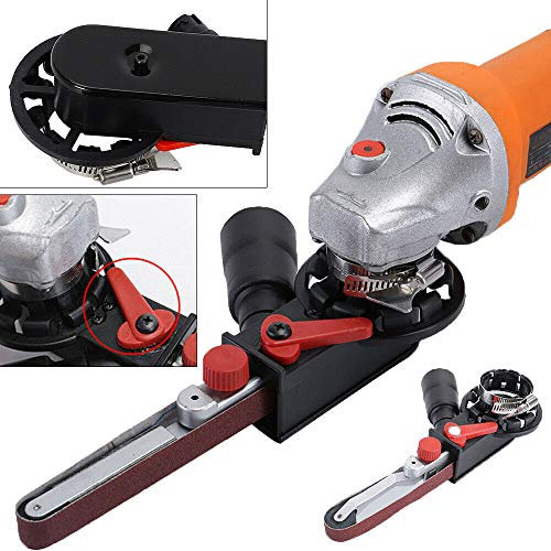 Kangten Bandschleifer, 800W Elektrofeile Winkelschleifer Powerfeile Fingerfeile Elektrobandfeile 15x452mm für Holzbearbeitung