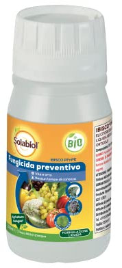 Solabiol Ibisco Fungicida Biologico Elicitore che previene Oidio (Mal Bianco), Peronospora da Orticole e Frutticole stimolando il sistema immunitario delle piante. 200ml