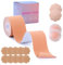 Zynxel Brust Tape Klebe BH Push Up, Klebe BH Große Brust, Boob Tape Set für Rückenfrei BH, Body Damen Tape, 2 Wiederverwendbare Unsichtbar Silikon Brüste Nippelpads, für Körbchengrößen A-E