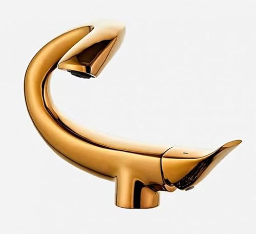 Aufsatzwaschbecken für Badezimmer und Unterbauwaschbecken Wasser- und Kaltwasserarmatur für Badezimmer, Titan niedrig