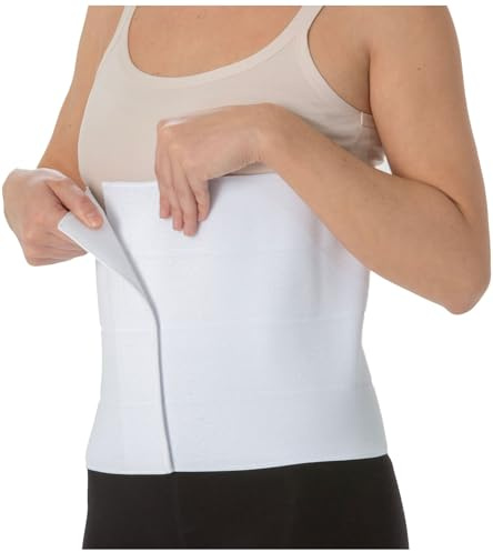 Easy8 – Taglia 2 Pancera Contenitiva Uomo Donna, Pancera Post Parto, Fascia Addominale Post Operatoria, Altezza 27 cm, Elastica, Guaina, Lombare, Corsetto, Chiusura a Strappo Regolabile