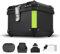 Qawner Top Case Universale per Motocicletta, Caschi Moto per Stoccaggio Caschi, Scatola di Coda di Moto con Serratura di Sicurezza in Plastica ABS Impermeabile (57L)