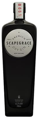 Scapegrace Small Batch Premium Dry Gin, 70 cl (1 bottle)