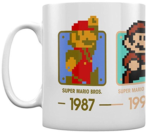 Pyramid International Super Mario (Dates) Mug - 10Oz / 315Ml Ceramic Mug - One Size