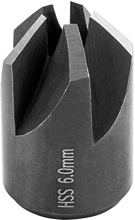ENT 50506 Svasatore a pressione HSS, diametro (d) 6 mm, D 16 mm, E 90°, GL 25 mm, destra