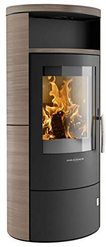 Oranier 5447 87 Polar 7 2.0 Kaminofen Stahl Schwarz/Keramik Grappa/A