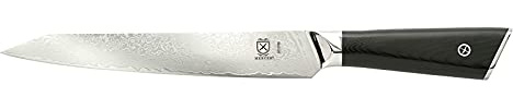 Mercer Culinary M13788 Premium Grade Super Steel, 8-Inch Slicer, G10 Handle