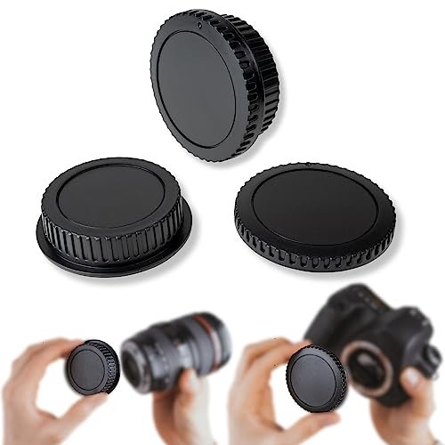 Lens-Aid Set Gehäusedeckel + Objektivdeckel (hinten) passend für Nikon Kamera Body und Objektiv mit F Mount Bajonett