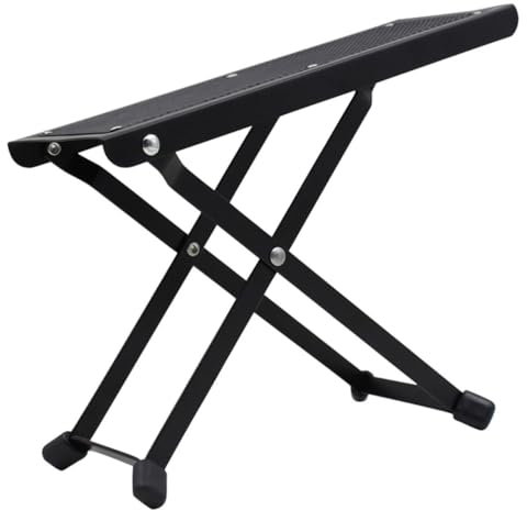 Toyvian Gitarren Fußbank Höhenverstellbar Faltbare Fußstütze Für Klassische Und Akustische Gitarren Ergonomisches Design Für Für Musiker Und Gitarristen