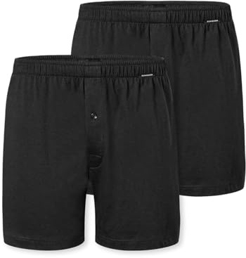 Schiesser Boxershorts för män, Svart_182426, XL