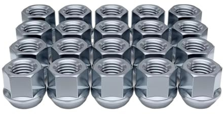 Bulloni cerchioni Compatibile con Dodge per Dakota 2005 2006 2007 2008 2009 2010 2011 Chiave per dadi ruota aperti 19 mm Altezza 21 mm