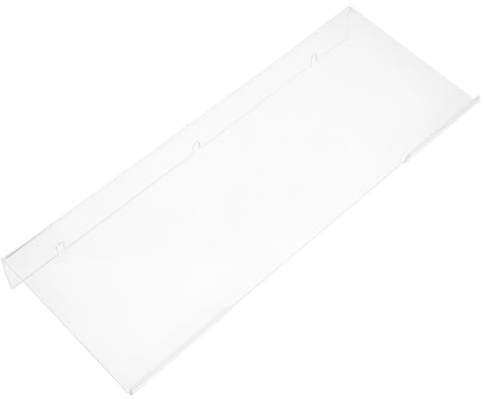 Ipetboom Soporte Acrílico Transparente para Teclado Mecánico Bandeja Inclinada Portátil 40X14X4 CM Elevador Ajustable para Escritorio y Oficina Accesorio Organizador Ergonómico