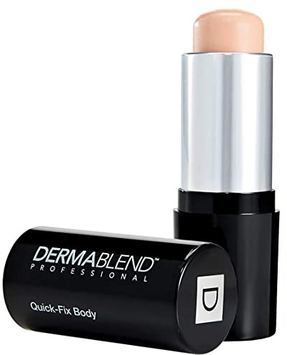 Dermablend Quick Fix Body Foundation Stick - Provides Natural, Non-Cakey Finish - Flawless Coverage For Skin Imperfections - Post Laser And Surgical Use - Long Lasting Coverage - 0C Linen - 12 G