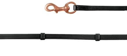 WALDHAUSEN Island Zügel mit Karabiner, schwarz
