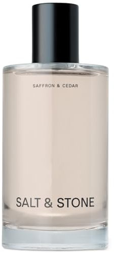Salt & Stone Body Mist, Saffron & Cedar Scent, Skincare Infused Perfume Hair & Body Spray for Women and Men, Hydrating Fragrance with Glycerin and Red Algae, Vegan, Cruelty Free, 3.4 fl oz