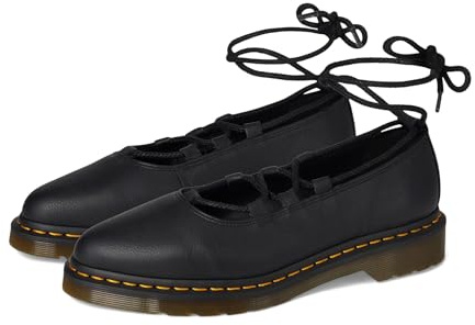 Dr. Martens Women's Elphie II Lace Up Shoe, Black Virginia, 9UK, 11 US Women