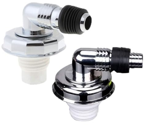 Giunto di scarico a pavimento per lavatrice, anti-troppopieno, per deodorizzazione e scarico