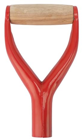 D Gandage Excavadora - Metal de ahorro de esfuerzo, reemplazo de madera, agarre de pala duradera anti-rust para rastrillar | Pelleter, tareas de suministro, fiable y estable para