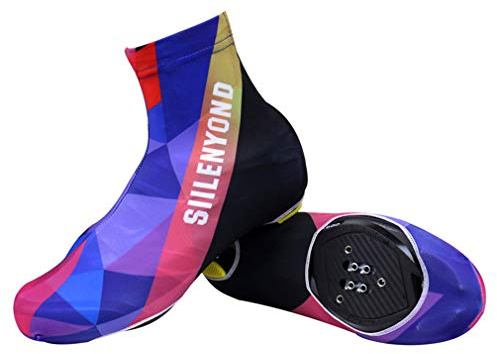 Road Cycling Over Shoes, Unisex's Bike Summer Neoprene Overshoes Waterproof Windproof, for Time Trial And Road Racing M - XL,B,XL
