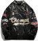 Vamtac Herren Varsity Jacke Vintage Letter Racer Jacke Oversized Baseball Bomber Jacken Unisex Streetwear Mäntel, A3-schwarz, L