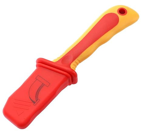 Cuchillo de Desmontaje Aislado de 1000 V, Compacto y Portátil, Agarre Cómodo, sin Daños, Alta Seguridad, Adecuado para Herramientas de Electricista