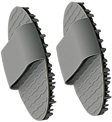 Alipis 2pcs Ergonomic Handle Tile Cleaning Brush Grout Brush for Pot Kitchen Cleaning Tools