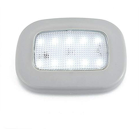 Riloer Luces de techo de coche, luz magnética recargable por USB, luz de lectura interior universal con 10 LED para coches, camiones, remolques, barcos, furgonetas, caravanas, autocaravanas, cubierta