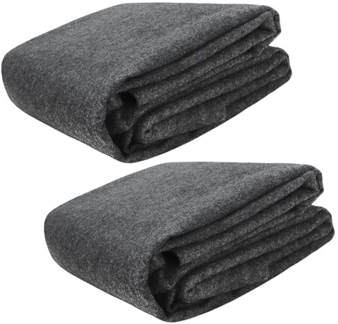 Oxxggkao Tapete de fieltro antideslizante de 91 x 152 cm para mantenimiento de vehículos, tapete absorbente de aceite para garaje