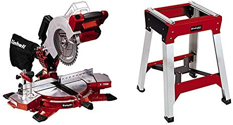 Einhell Akku-Kappsäge TE-MS 18/210 Li-Solo Power X-Change (Li-Ion, 18 V, 3.000 min-1, neigbarer Sägekopf, X-Tend Werkstückauflagen, HM-Präzisionssägeblatt, ohne Akku und Ladegerät)