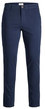 Jack & Jones Junior Jjimarco Jjbowie Sa Navy Blazer Noos Jr, Pantalon Garçon, Bleu Marine, 158