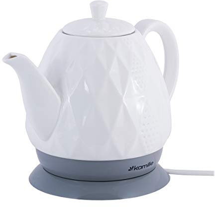 1,5L Keramik Wasserkocher Elektrisch Teekanne Wasserkessel Kettle Tea Schnellkochkessel Teekocher