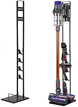 Trade-Shop Halter Ständer Bodenständer Halterung für Dyson V6 V7 V8 V10 V11 V12 V15 DC30 DC31 DC34 DC35 DC58 DC59 DC62 DC74 Akkusauger Staubsauger Zubehör