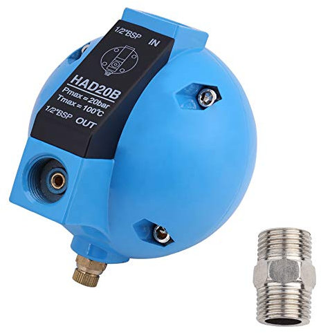 1pc HAD20B Vanne de Vidange Mécanique, Kit de Vidange Automatique du Compresseur, Vanne de Vidange à Flotteur Ronde, Vidange de Condensat Automatique Vanne de Vidange à Flotteur Ronde Mécanique 1/2BSP