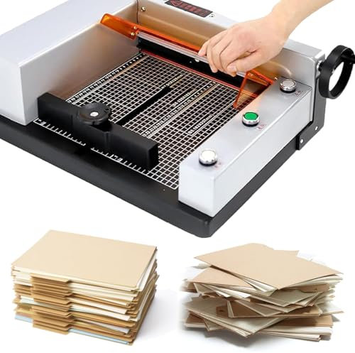 Cortadora de papel eléctrica, cortadora de papel de palanca de 40 mm, recortadora de cuero eléctrica, cortadora de papel industrial, cortadora de papel de uso doméstico de alta resistencia
