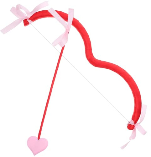 PENIKOKO Ensemble Arc et Flèches de Cupidon en Mousse Léger Accessoire de Costume pour Fête Cosplay et Animations Scolaires Décoration Saint-Valentin Flèches et Arc Mousse Sécurisés