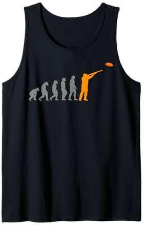 Tontaubenschießen Evolution Tontauben Wurfscheibenschießen Tank Top