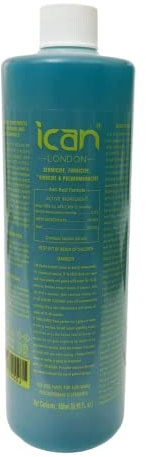 ican London Disinfectant Solution for Salon Barbicide Jars, Medical, Athletics-Girmicide solution 500ml Turquoise blue