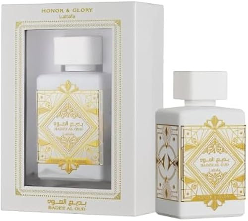 Ard al Zaafaran Trading Lattafa Badee Al Oud Honor & Glory EDP 100ml - Long Lasting Sweet Spicy Vanilla fruity and Aromatic Oudh Perfume for Women and Men - 100ml Unisex Perfume