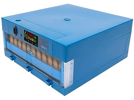 Automatischer Inkubator für Eier, Inkubator für Eier, zum Wenden von Eiern, für 64 Eier, Einstellbare Temperatur und Luftfeuchtigkeit, thermostatisches Design, 80 W Brutmaschine