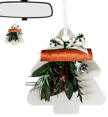 Désodorisants automobiles – Désodorisant portable en forme de sapin de Noël, coloré et pour voiture, décoration d'intérieur de petite voiture pour la maison, le studio, le restaurant