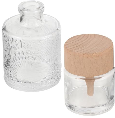 PHENOFICE Difusor De Vidrio Frasco De Perfume Decorativo Para Dormitorio y Oficina