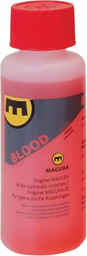 LIQUIDO FRENI MAGURA Blood da 100 ml base olio minerale, progettato specificamente per i freni idraulici. olio frizione, questo liquido è utilizzato principalmente per pompe frizione idrauliche