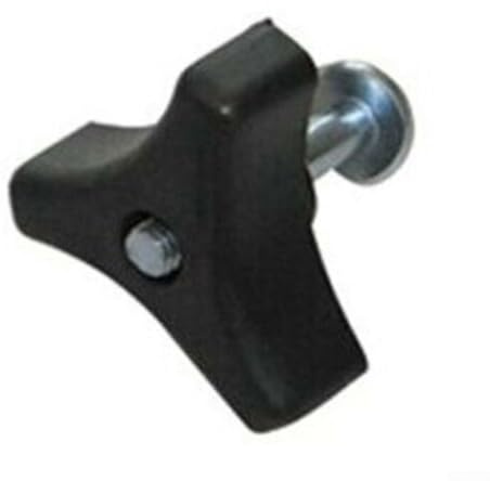 2 Pack Triangle Handle Wheel Knob and Bolt for Mountfield Lawn Mowers, For long lasting Plastic and Metal Fasteners, 50mm Screw Length, 8mm Shaft Diameter, Fits Select Outdoor Power Equipment